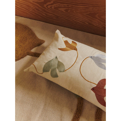 ferm Living pute, brodert, Swif bird - 60 x 40 cm