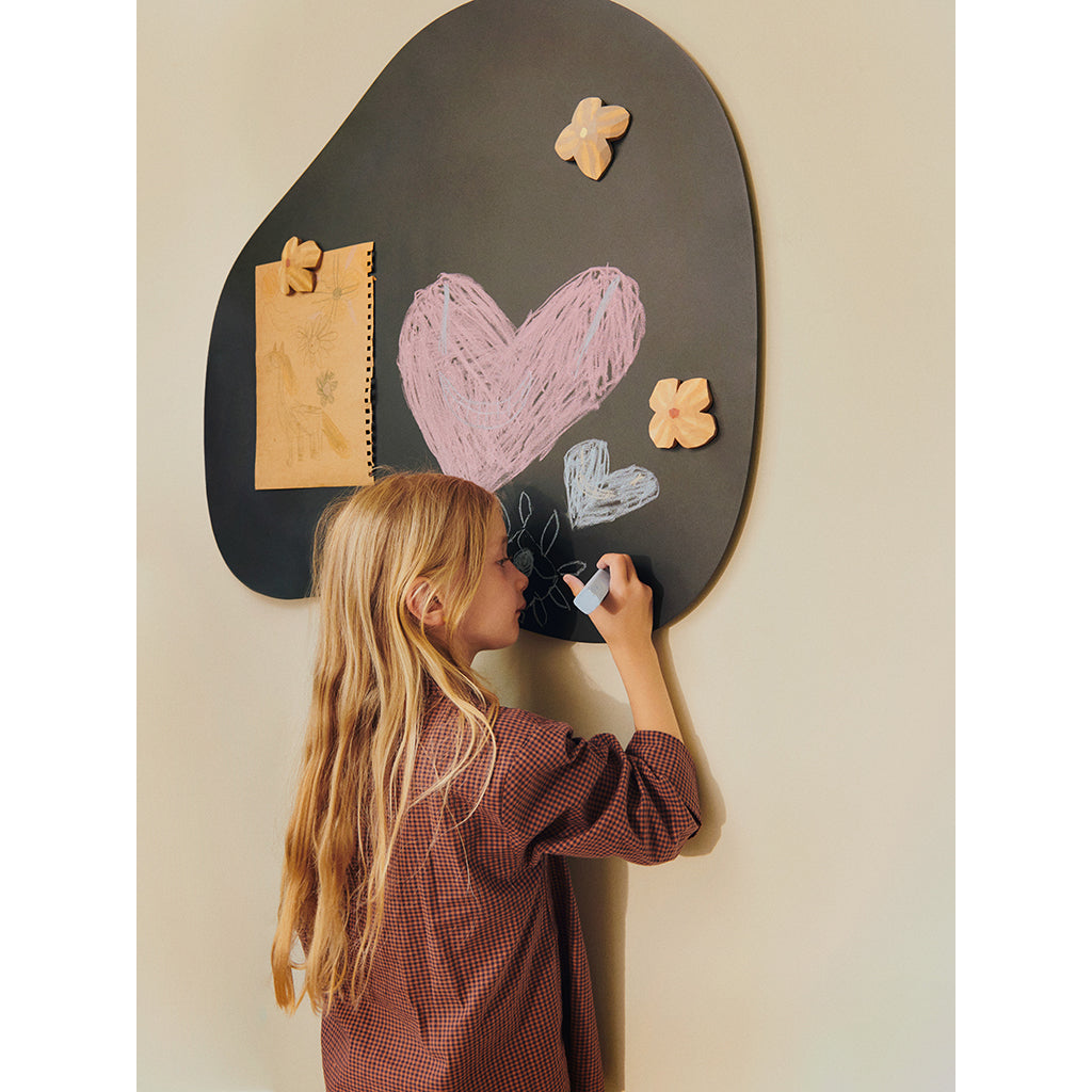 ferm Living Magnetisk oppslagstavle, 82 x 70 cm - Black