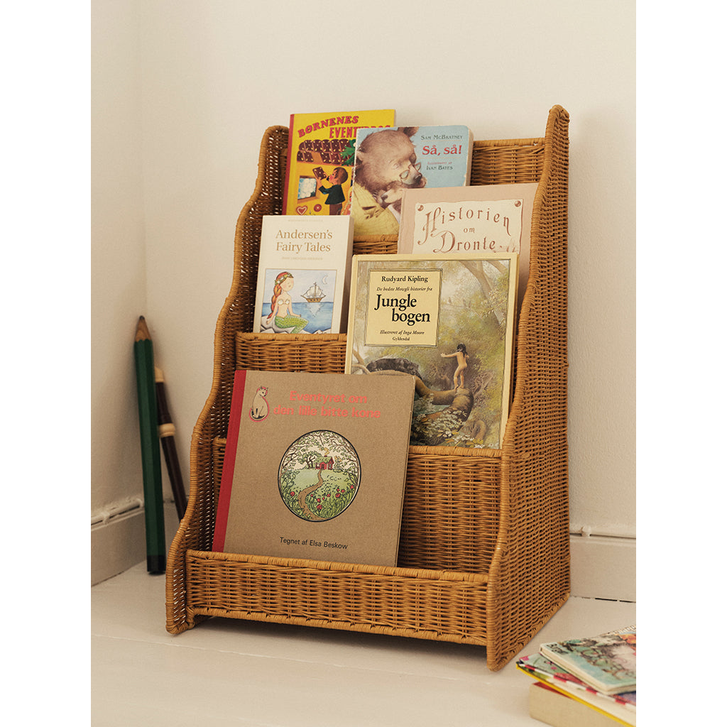 ferm Living Rivan utstillingsbokhylle - 65 - Natur
