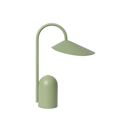 ferm Living, Arum Bærbar Lampe - Tea green