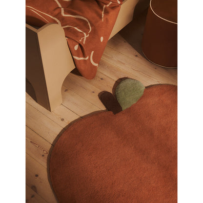 ferm Living tuftet gulvteppe, Apple - Brown clay