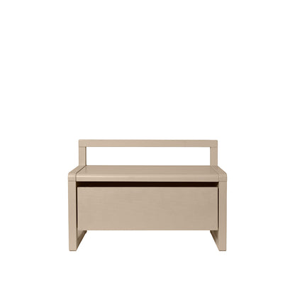 ferm Living barnebenk med oppbevaring, Little Architect storage bench - Cashmere