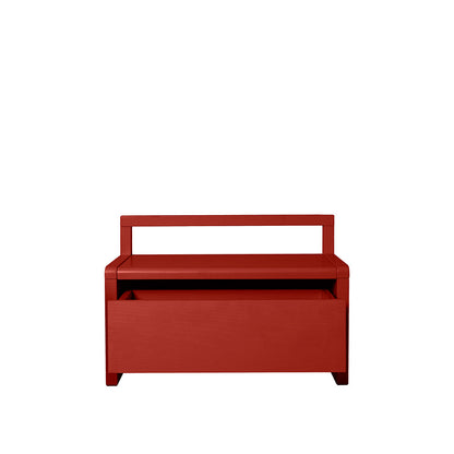 ferm Living barnebenk med oppbevaring, Little Architect storage bench - Poppy Red