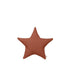 ferm Living stjernepude, Brown clay - Ø: 48 cm