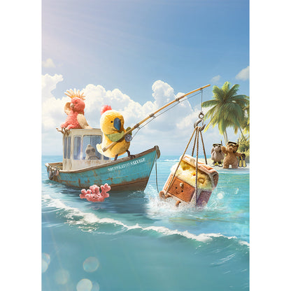 Jellycat kosedyr, Budgeby Parrot - 26 cm