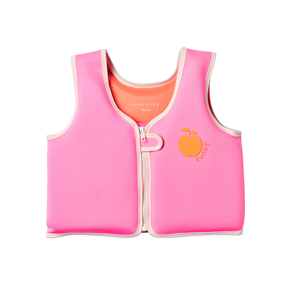 Sunnylife svømmevest, Poppy the peach - str. 1-6 år