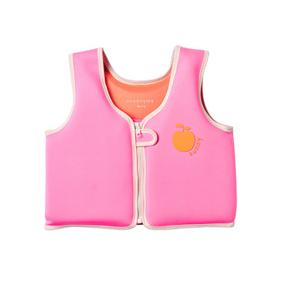 Sunnylife svømmevest, Poppy the peach - str. 1-6 år