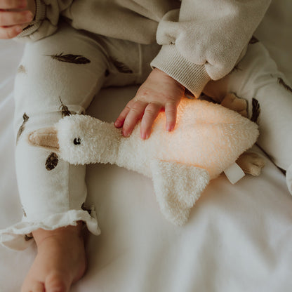 Flow Amsterdam Plys Nattlampe, Liva fugl - Beige