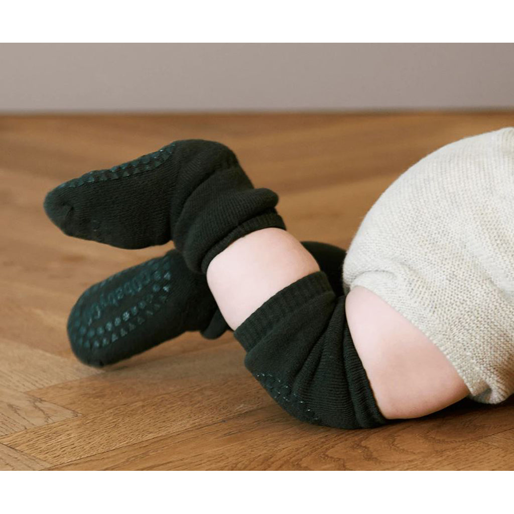 GoBabyGo knebeskyttere med gummiknotter, Forest green