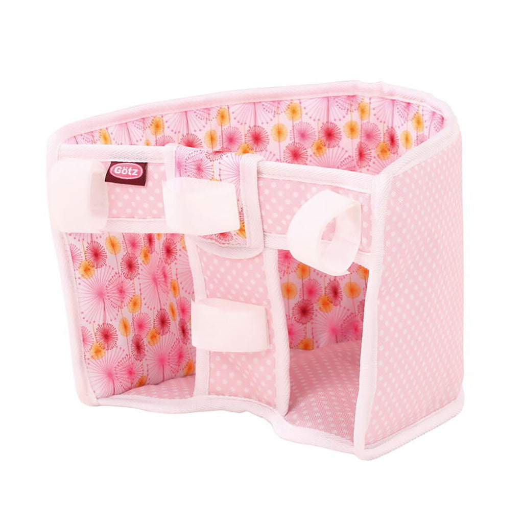 Götz dukketilbehør, Dukkesete til sykkel - Blomster