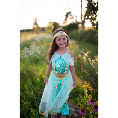 Great Pretenders utkledningstøy, Prinsesseutkledning Jasmin - str. 3-6 år