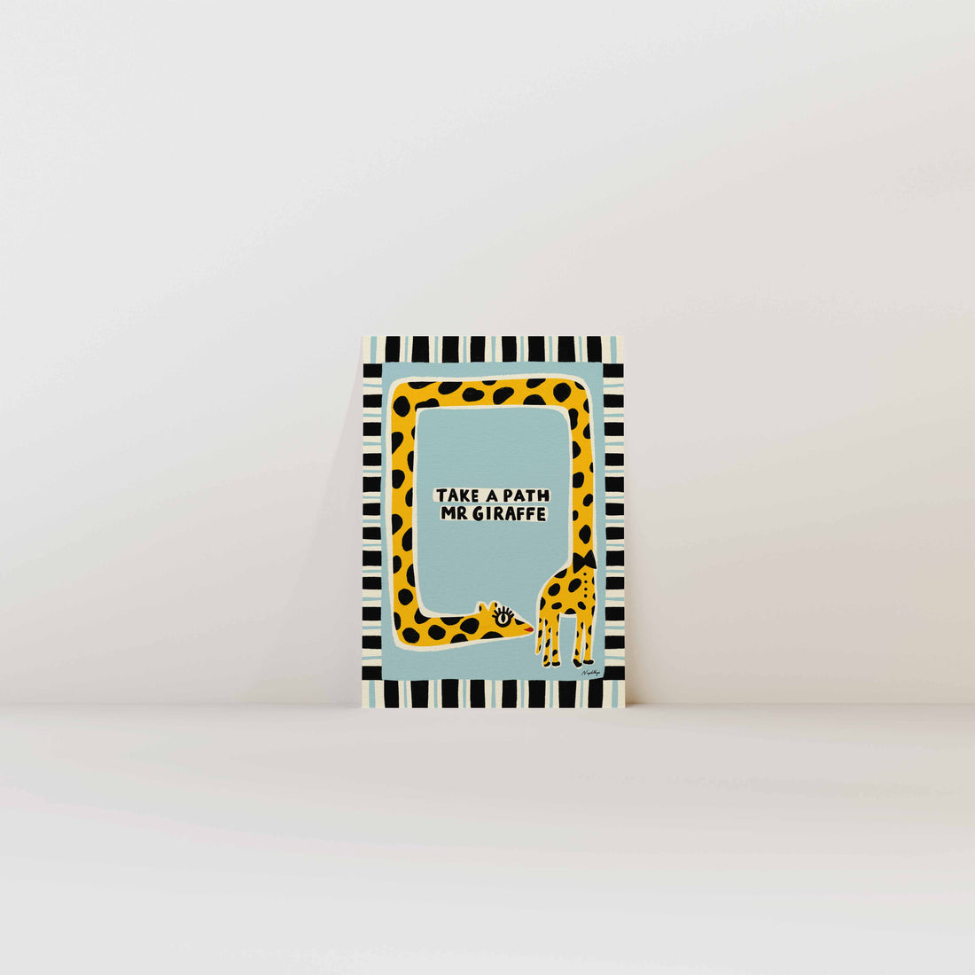 Nephthys Illustrated plakat, Take af Path Mr Giraffe - A4