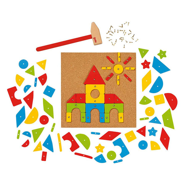 Goki sømbræt hammermosaik