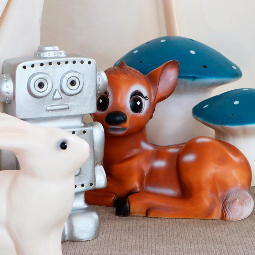 Sopp-lampe, mellomstor paddehatt - Jeans