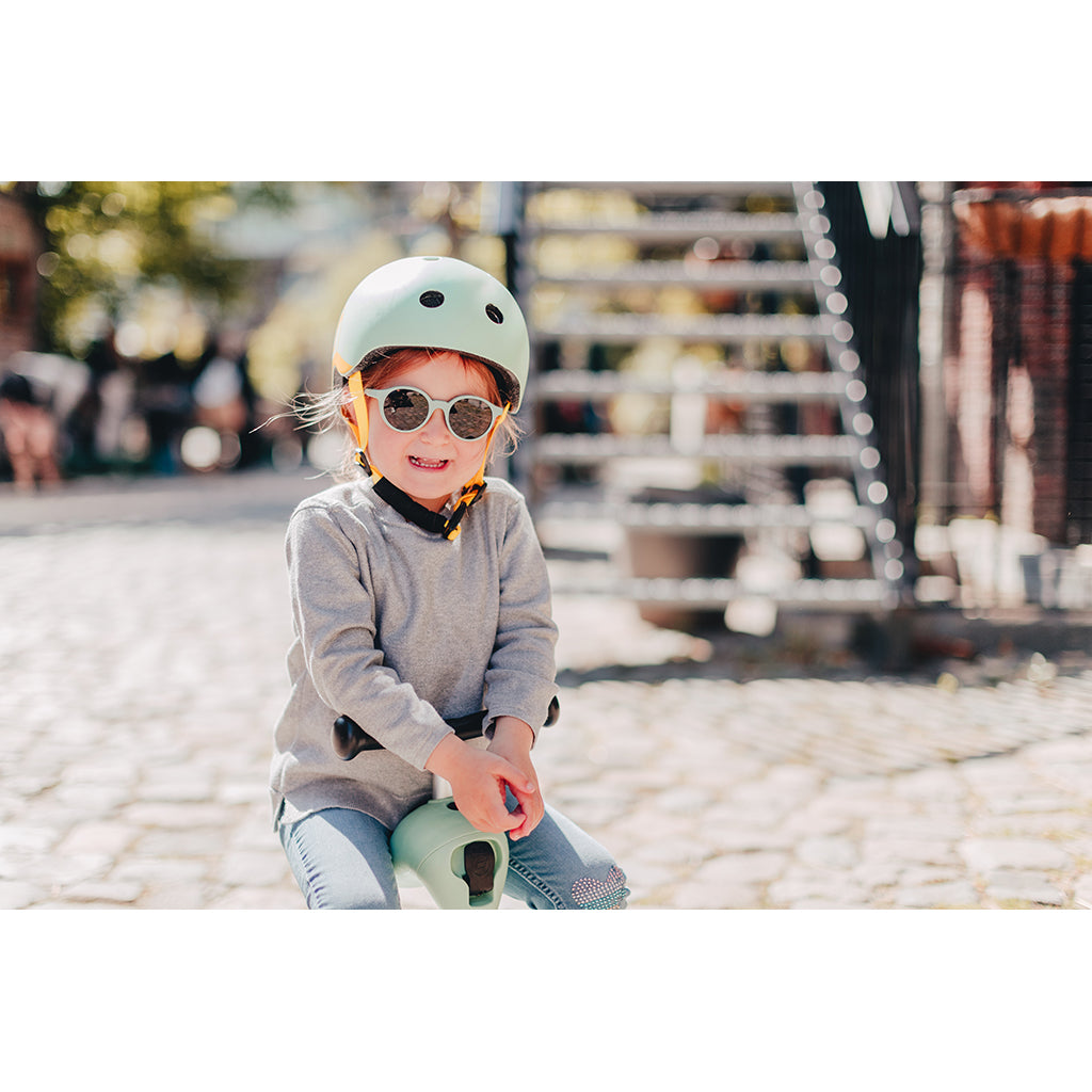 Scoot and Ride sykkelhjelm, Olive - Flere størrelser