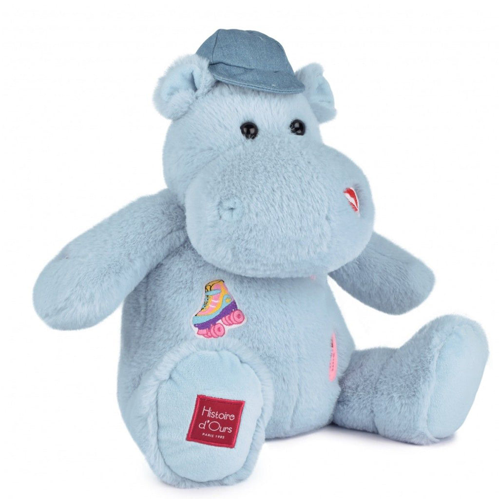 Hippo - Flodhest med stickers - 38 cm
