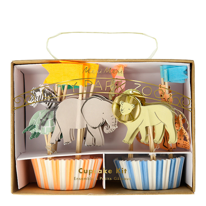 Meri Meri cupcakesæt, Safari