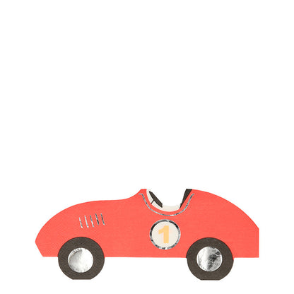 Meri Meri servietter, Race car - 16 stk.