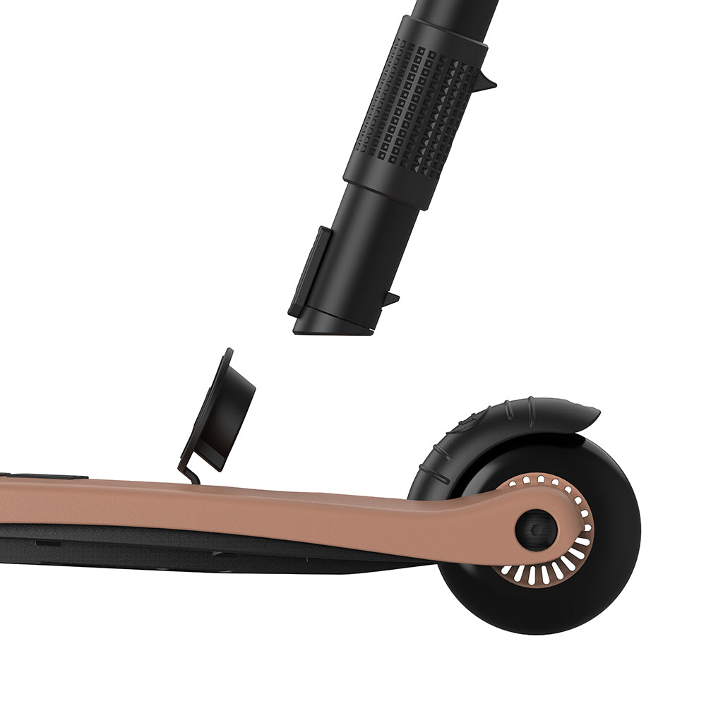 Scoot and Ride, Highway Kick 1, Push &amp; Go sparkesykkel med skyvestang - Mocha