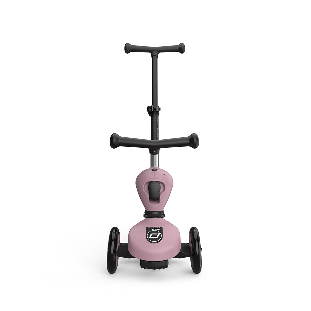 Scoot and Ride, Highway Kick 1, Push &amp; Go sparkesykkel med skyvestang - Wildberry