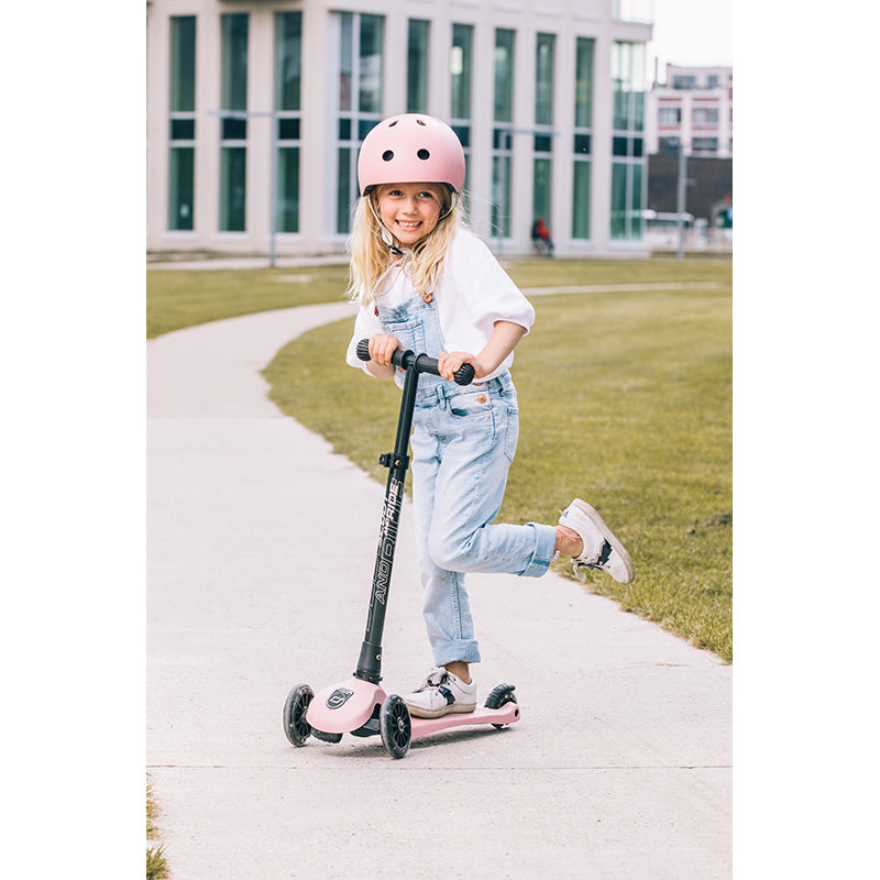 Scoot and Ride Highway Kick 3, sparkesykkel - LED Rose