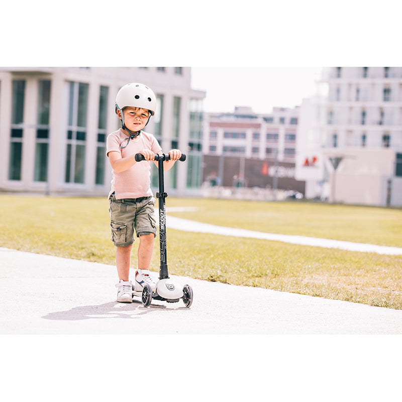 Scoot and Ride Highway Kick 3, sparkesykkel - LED Ash