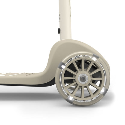 Scoot and Ride Highway Kick 3S, sparkesykkel - LED Ash