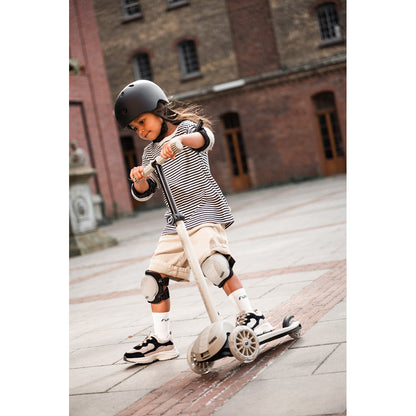 Scoot and Ride Highway Kick 3S, sparkesykkel - LED Steel