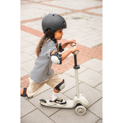 Scoot and Ride Highway Kick 3S, sparkesykkel - LED Ash