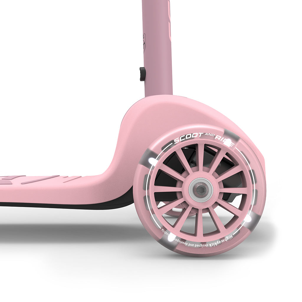 Scoot and Ride Highway Kick 3S, sparkesykkel - LED Rose