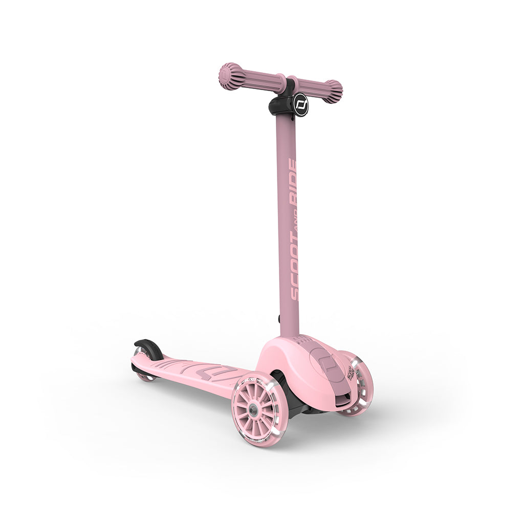 Scoot and Ride Highway Kick 3S, sparkesykkel - LED Rose