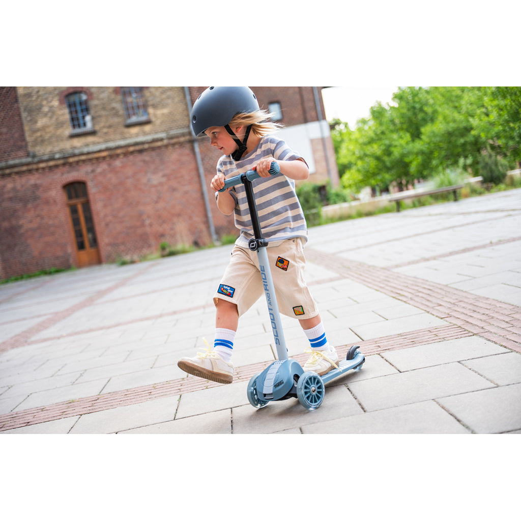 Scoot and Ride Highway Kick 3S, sparkesykkel - LED Forest