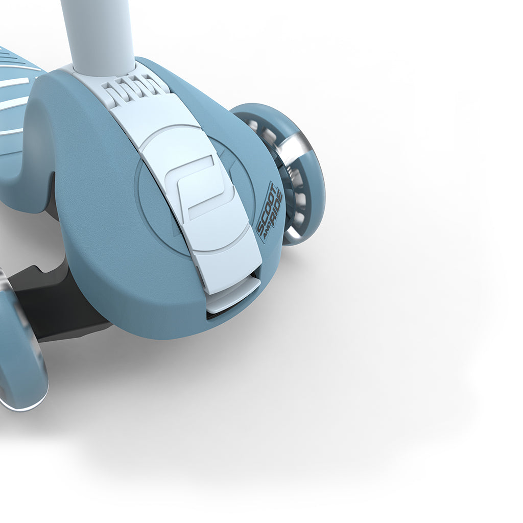 Scoot and Ride Highway Kick 3S, sparkesykkel - LED Steel