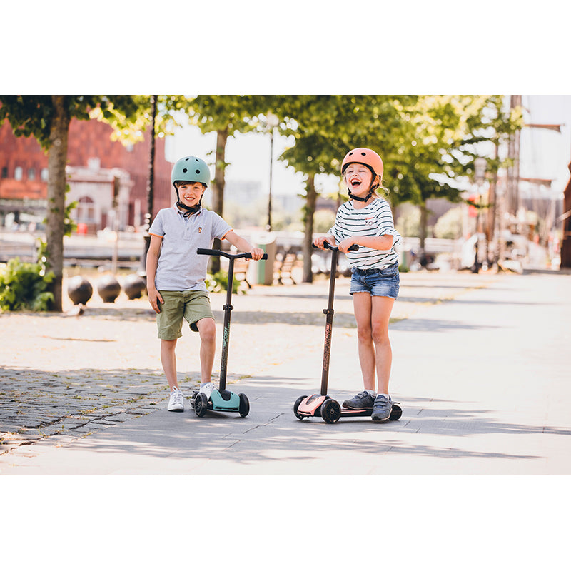 Scoot and Ride Highway Kick 5, sparkesykkel - LED Steel