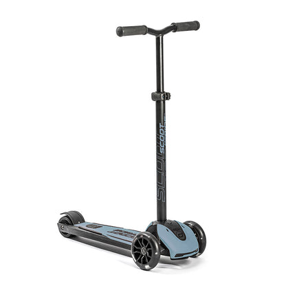 Scoot and Ride Highway Kick 5, løbehjul - LED Steel
