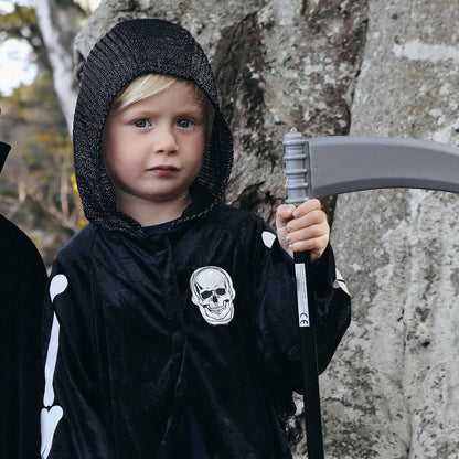 Souza Casper kappe med skjelettprint, Str. 3-10 år