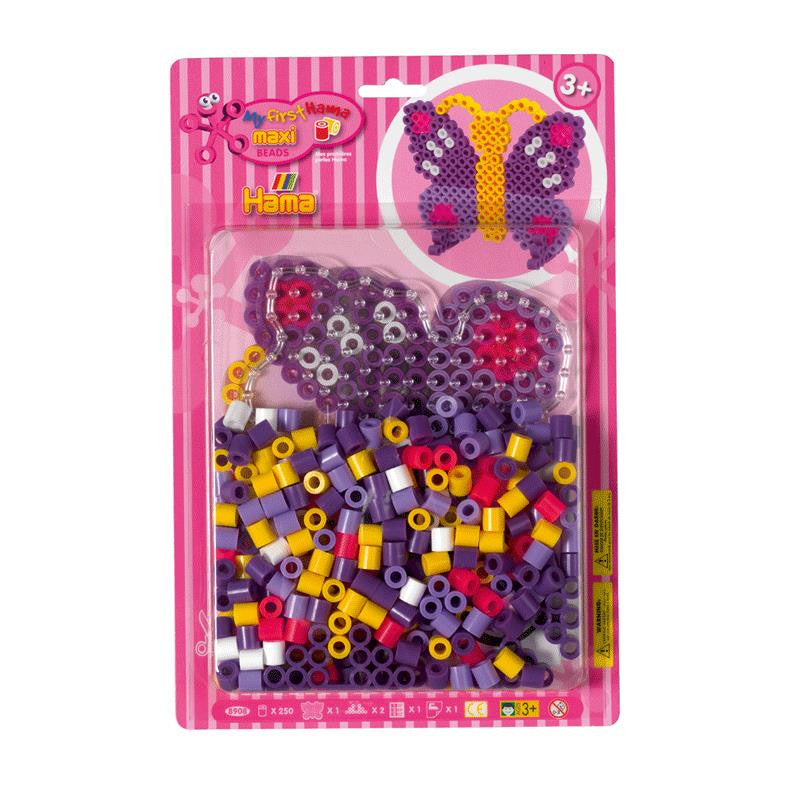 Hama perlebrettsett, Maxi - sommerfugl + 250 perler