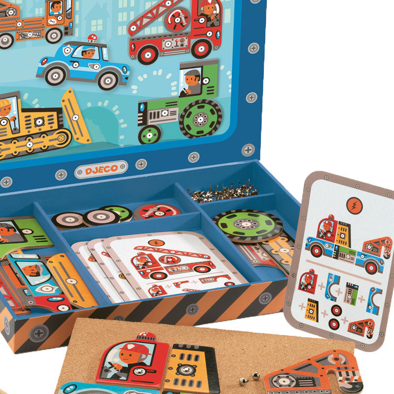 Hammermosaikk, biler