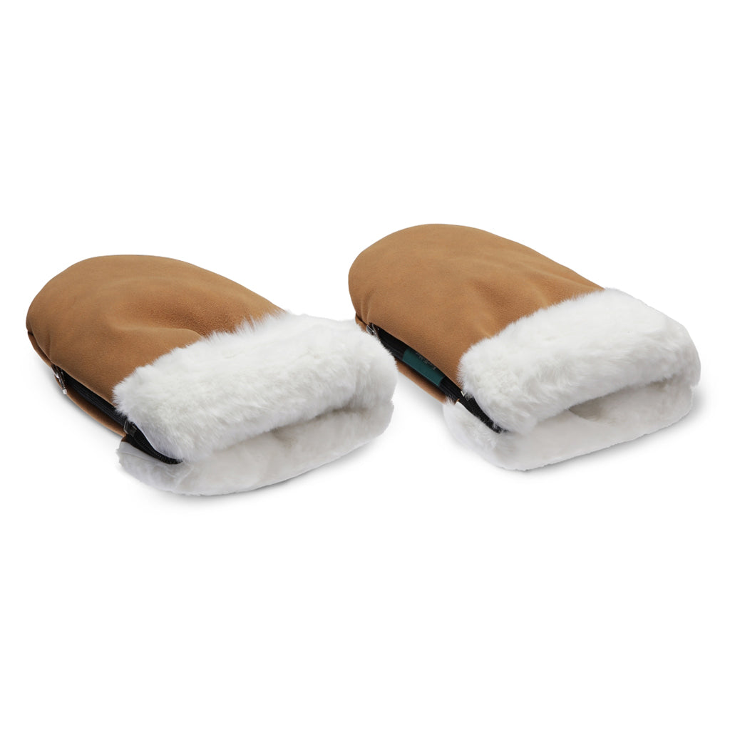 KongWalther Østerbro Vognvotter - Brown faux suede