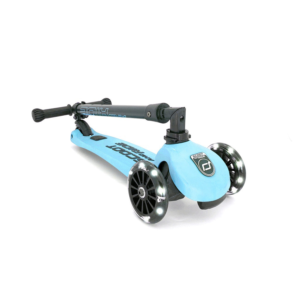 Scoot and Ride Highway Kick 3, sparkesykkel - LED Blueberry