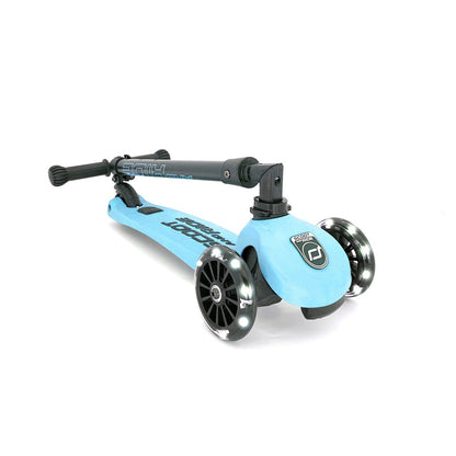 Scoot and Ride Highway Kick 3, sparkesykkel - LED Blueberry