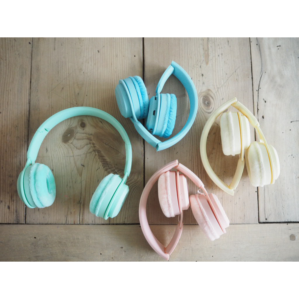 Lalarma trådløse hodetelefoner m. max 85 D, Mint pastell