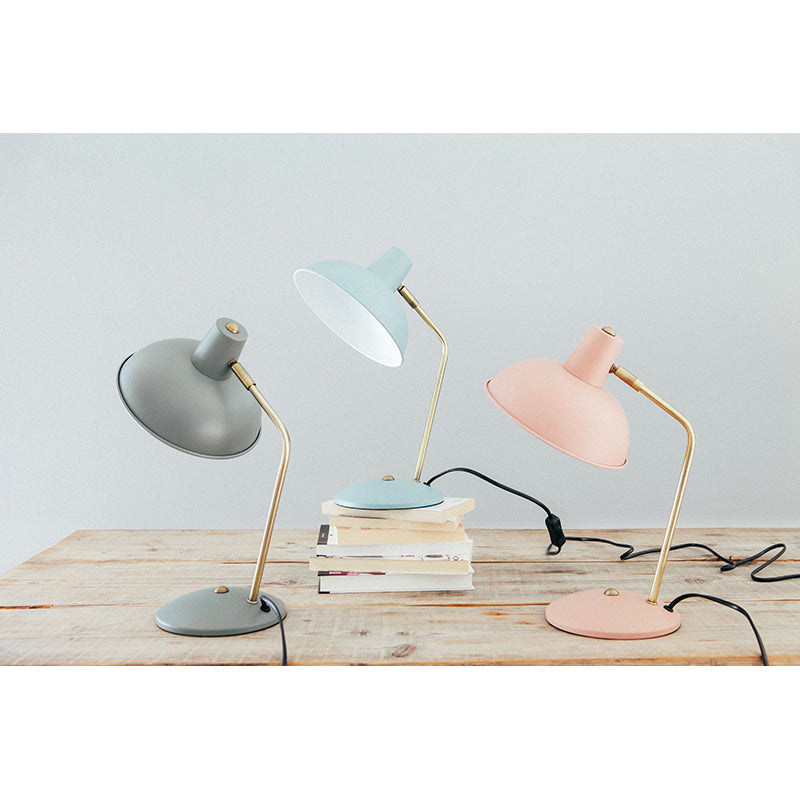Leitmotiv Hood bordlampe i metall, Iron matt dusty pink