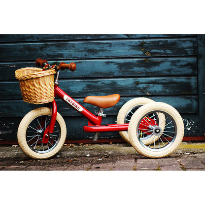 Trybike flettet sykkelkurv