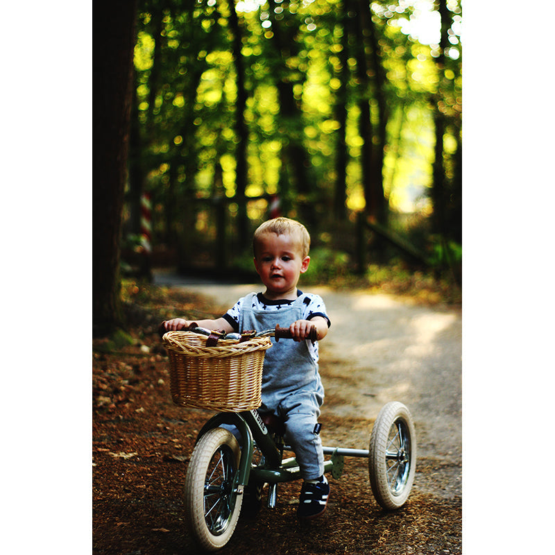 Trybike flettet sykkelkurv