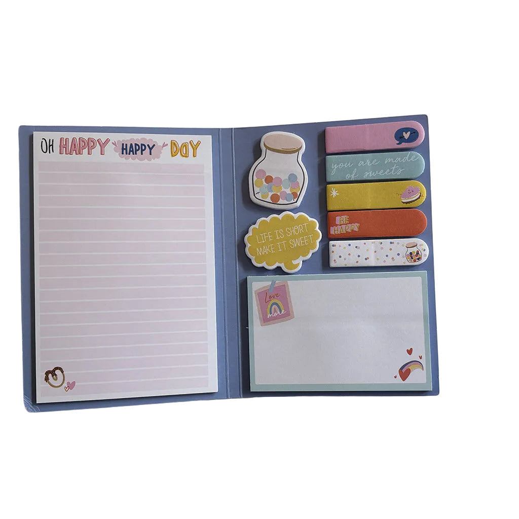 Ooly Sticky notes bok, Side notes – Happy day