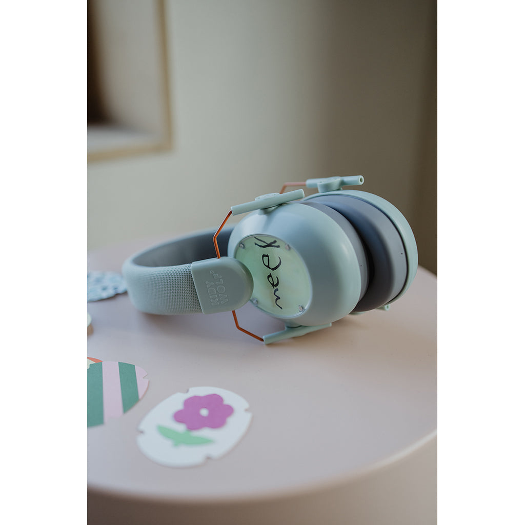 Kidynoise, Støyreducerende hørselsvern for barn, foldbar - Green