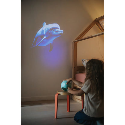 Kidystar, roterende billedprojektor – Ocean/hav-tema