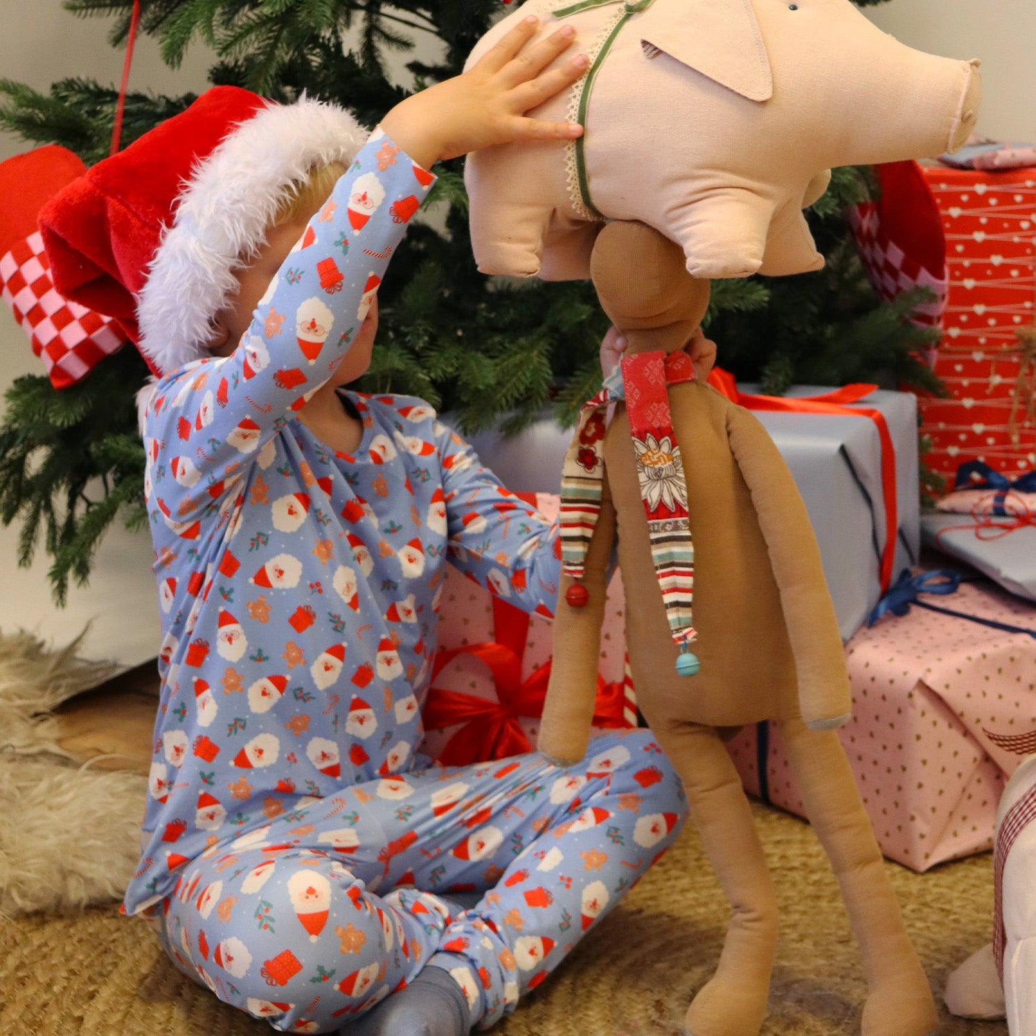 Liberté, Alma Ls Tshirt Kids - Santa Skyblue