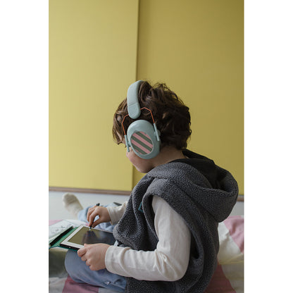 Kidynoise, Støyreducerende hørselsvern for barn, foldbar - Green